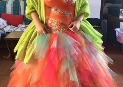 robe de mariée colorée