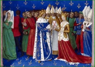 au moyen age la mariée est en rouge
