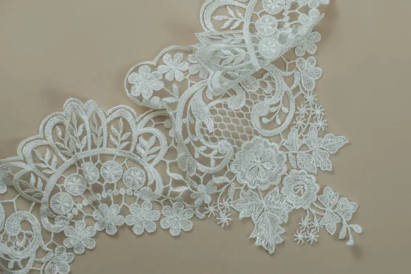 photo de dentelle de chantilly en bordure
